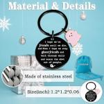 igvean Friendship Gifts Funny Friendship Keychain Gifts for Women Friends Halloween Basket Ghost Friend Gift for Her Girls Soul Sister Long Distance Friends Keychain Christmas Keepsakes