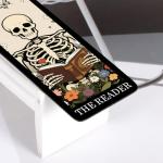 Halloween Gifts for Women Adults - Horror Bookmark Gifts Skeleton Bookmarks Dark Romance Bookmarks Funny Tarot Card Bookmark for Book Lovers - Halloween Boo Basket Items Spooky Gift Basket Stuffers
