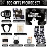 Boo Basket Gifts for Women Teen Girls, Boo Basket Stuffer With Witch Brew Mug Boo Throw Blanket Relaxing Sap Gifts for Family Friends