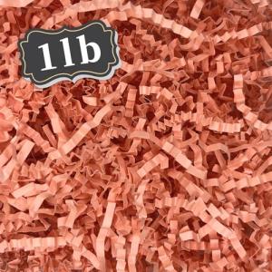 ZEBMOON 1 LB Pink B Crinkle Cut Paper Shred Filler Great for Gift Wrapping, Basket Filling, Birthday, Wedding, Halloween, Thanksgiving, Christmas Day, New Year Party Decorations Filling Supplies