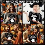 Boo Basket Gifts for Women Teen Girls, Boo Basket Stuffer With Witch Brew Mug Boo Throw Blanket Relaxing Sap Gifts for Family Friends