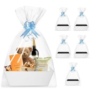 Xniseng [5pk] Gift Basket empty To Fill, baskets for gifts empty, For Holiday, Birthday, Wedding, Christmas, Valentines, Thanksgiving, Easter, Halloween