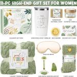 Self Care Gifts for Women Get Well Soon Gifts Basket, Birthday Gifts for Women Care Package Relaxing Spa Gifts Thinking of You Gifts w/ Blanket, Unique Mothers Day Gifts for Mom Her Friend Sister Wife