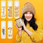 50 Pcs Hello Fall Autumn Lip Balms Favors Bulk Fall Halloween Thanksgiving Lip Balm Party Gifts Basket Stuffers Small Thank You Appreciation Gift for Women Men Staff Coworkers