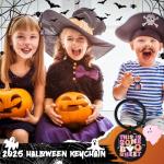 Uneedity Halloween Gifts for Her Him Teen Girls Young Lady Female Child Women Men Funny Halloween Boo Basket Ideas Gift on Halloween Cool Ghost Keychain Gifts（Black）