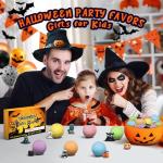 Halloween Bath Bombs for Kids with Toys Inside,Boo Spooky Basket Stuffers, Halloween Party Favors for Toddlers, Bubble Bath Toys Gifts for Kids Ages 4-8