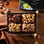 Variety Nuts Gift Basket, Nut Platter, Thanksgiving Gift Basket, Gift Box for Birthday. Anniversary, Get Well Gift, Gift for Him, Her and Family, Snackberry (1 Pack)