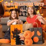 RBONIGHT 4X Thicker Halloween Fuzzy Socks for Women, Cozy Fluffy Warm Soft Socks for Fall Winter Gifts, Halloween Gifts for Women, Boo Spooky Basket Stuffers