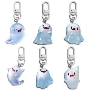 Halloween Keychain Gifts For Women Boo Basket Stuffers For Her Spooky Gifts Christmas Halloween Basket Stuffers Halloween Boo Basket Ideas Key Chain For Teen Girl Cool Stuff Night Glow Ghost Keychain