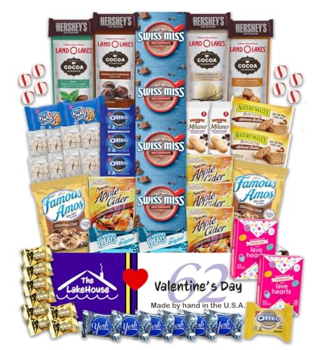 Valentine's Day Chocolate and Snack Gift Basket
