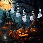 Halloween Keychain Gifts For Women Boo Basket Stuffers For Her Spooky Gifts Christmas Halloween Basket Stuffers Halloween Boo Basket Ideas Key Chain For Teen Girl Cool Stuff Night Glow Ghost Keychain