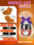 Yearntown 12 Pairs Holiday Fuzzy Socks Basket Stuffers Gift Halloween Fall Thanksgiving Cozy Fluffy Socks for Women Men(Halloween)