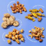 Snack Assortment Gift Basket- Cookie and Nuts Gift Tin- Gourmet Treat Variety Present in Keepsake Tray– Gift Idea for Men, Women, Him, Her- Bonnie and Pop