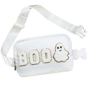 Halloween Cute Ghost Purse - Spooky Boo Basket Stuffer - Halloween Gifts for Women, Kids, Teens, Girls - Fun Halloween Costume Accessory Trendy Stuff