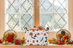 HKEC Rectangular Halloween Pumpkin Basket, Halloween Candy Gift Basket, Waterproof Books Box, Room Decor(Pumpkin)