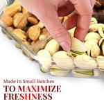 Nuts gift Basket - Delicious Mixed Cravings Gourmet Collection, Features 7 Sectional Platter with Freshly Roasted Nuts.