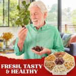 Nuts gift Basket - Delicious Mixed Cravings Gourmet Collection, Features 7 Sectional Platter with Freshly Roasted Nuts.