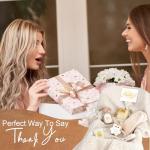 Thank You Gifts for Women – 8Pcs Appreciation Gift Baskets for Coworkers, Teachers, Nurses, Bosses, Moms,Employee and Birthday, Christmas, Holidays, Retirement, Thanksgiving