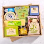 Charcuterie Crate with Summer Sausage & Two Cheeses