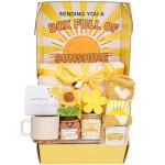 Gift Baskets for Women, Unique Birthday Gifts for Women,Get Well Soon Gift Basket,Care Package Sending Sunshine Box Thinking of You for Mom Wife Sister Best Friends Teen Girls