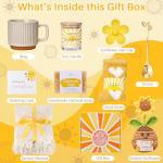 Gift Baskets for Women, Unique Birthday Gifts for Women,Get Well Soon Gift Basket,Care Package Sending Sunshine Box Thinking of You for Mom Wife Sister Best Friends Teen Girls