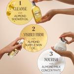 L'OCCITANE Softening Almond Trio Gift Set: Best Holiday Gift Set with Almond Shower Oil Body Wash, Moisturizing Milk Concentrate, Softening Supple Skin Oil
