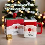 2025 Christmas Gift Set for Women, Holiday Gift Box with Cozy Blanket, Hand Cream, Santa Mug, Scented Candle & Fuzzy Socks, Christmas Gift Basket for Mom, Sister, Best Friend or Coworker