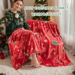 2025 Christmas Gift Set for Women, Holiday Gift Box with Cozy Blanket, Hand Cream, Santa Mug, Scented Candle & Fuzzy Socks, Christmas Gift Basket for Mom, Sister, Best Friend or Coworker