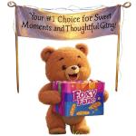 Foxy Fane 60-Count Holiday Gift Box - Assortment of 60 Healthy Snacks & Treats - Perfect Variety Pack for Back to School, Easter, Christmas & New Year’s - Great for Family, Friends, or Office Gifting