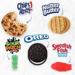OREO, CHIPS AHOY!, Nutter Butter, SOUR PATCH KIDS & SWEDISH FISH Cookies & Candy Variety Pack, 40 Snack Packs