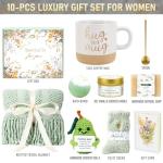 Self Care Gifts for Women Spa Gift Basket Birthday Gifts for Women , Get Well Soon Sympathy Gift Baskets Thinking of You Relaxation Stress Relief Care Package, Christmas Gifts for Mom Grandma Friends