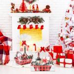 AFOROEOA 10PACK Christmas Gift Baskets Empty, Baskets For Gifts Empty 10x12”Thick Gifts Basket with 10 Bows 10 Bags Gift Basket for Christmas Xmas Wedding Birthdays Party Wrapping （Red Plaid）
