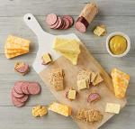 Harry & David Deluxe Meat & Cheese Gift Box, Gourmet Sausage, Assorted Cheeses, Crackers & Mixed Nuts, Charcuterie Board Gift Basket For Cheese Lovers, Meat And Cheese Gift Basket For All Occasions