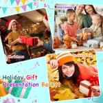 10PACK Baskets for Gifts Empty, 12"x 8"x 5" Woven Gift Baskets with Gift Bags and Bows, Empty Gift Baskets for Christmas, Baby Gift Basket for Nursery, Shelf Small Storage Basket with Handles, Green