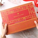 BONNIE AND POP - Christmas Gift Baskets - Chocolate, Cookies, Gourmet, Snacks, Candy Brittle, Food, Holiday Care Package for Families, Friends, College, Office, Men, Women, Students,Her, Mom Him Stocking Stuffer Idea