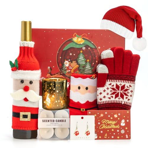 CabyGift Women's Christmas Gifts, 2025 Unique Christmas Gift Basket for Women, Holiday Presents xmas Gift Set for Mom, Wife, Teacher, Sister, Best Friend