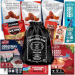 Beef Jerky & Nuts Gift Baskets For Men - Nuts, Meat And Cheese Gift Baskets, Birthday Gifts For Men Who Have Everything With Beef Jerky Snacks Variety Pack - Care Package by Cheshire Gifts