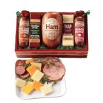 The Swiss Colony High 5 Assorted Summer Sausages and Cheeses Meats and Cheeses Gift Basket