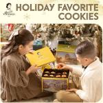 Matilde Vicenzi Roma Cookie Gift Tin - Italian Pastries & Cookies in Individually Wrapped Trays - Gourmet Gifts For Thanksgiving, Holidays, Corporate - Assorted Cookies in Italian Design Tin 32.5oz (920g)