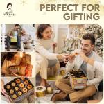 Matilde Vicenzi Roma Cookie Gift Tin - Italian Pastries & Cookies in Individually Wrapped Trays - Gourmet Gifts For Thanksgiving, Holidays, Corporate - Assorted Cookies in Italian Design Tin 32.5oz (920g)