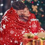 Munutix Christmas Gifts Basket for Women - Birthday Gifts for Mom, Wife, Sister, 8pc Spa Relaxation Set with Blanket, 20oz Tumbler, Gift for Women Who Have Everything