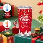 Munutix Christmas Gifts Basket for Women - Birthday Gifts for Mom, Wife, Sister, 8pc Spa Relaxation Set with Blanket, 20oz Tumbler, Gift for Women Who Have Everything