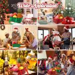 24Pcs Christmas Baskets For Gifts Empty Holiday Gift Basket with Plastic Bag and Pull Bow DIY Gift Package 9.8 x 6.5 x 4.3 Inch Cardboard Basket for Xmas Wrapping Supply(Red Green Black,Buffalo Style)