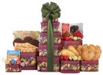 Wine Country Gift Baskets Festive Tower of Treats