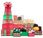 Wine Country Gift Baskets Festive Tower of Treats