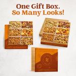 Thanksgiving Nuts Gift Basket Gourmet Holiday Food Gifts with Assorted Nuts and Dried Fruits Snack Fall Harvest Basket for Women Men Family & Corporate Care Package