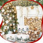 CHENGU 6 Pack Winter Storage Basket Collapsible Christmas Basket for Gifts Buffalo Plaid Holiday Decor Large Snowman Bin Foldable Xmas Tree Box with Handle for Bedroom Office Home