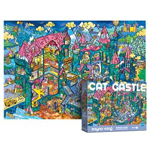 Antelope - 1000 Piece Puzzle for Adults, Cat Castle Jigsaw Puzzles 1000 Pieces, High Resolution, Matte Finish, Smooth Edging, No Dust Creative Artistic Puzzle