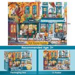 500 Pieces Puzzles for Adults,Cozy Fall & Winter Jigsaw Puzzle for Teens,500-Piece Autumn & Winter Scenery, Perfect for Seasonal Vibes,Challenging Family Game Great Gifts for Family Friends,20.5*15In