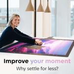 Premium Puzzle Mat - 46.5 x 67 Inches - Up to 5000 Pieces - Jigsaw Puzzle Roll Up Mat - Non Slip Rubber Bottom - Soft Polyester Surface - with Gift Packaging